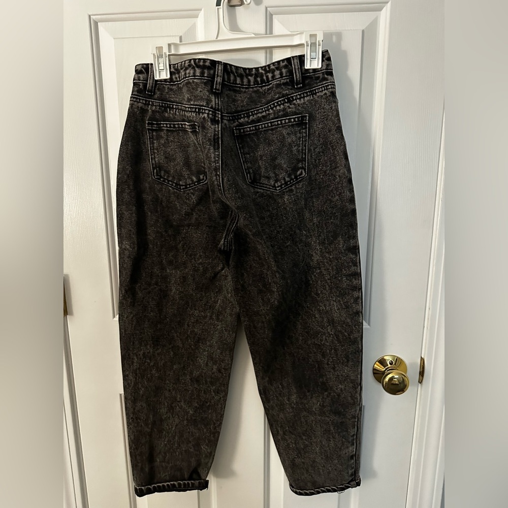 Black Acid Wash Shein Jeans